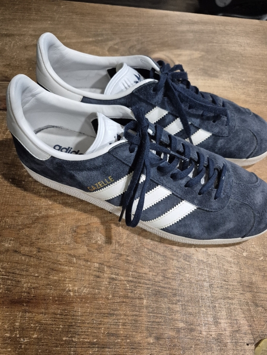 adidas Other - Adidas Gazelle Core Collegiate Navy Suede7 Leather Sneakers BB5478 Mens 9.5